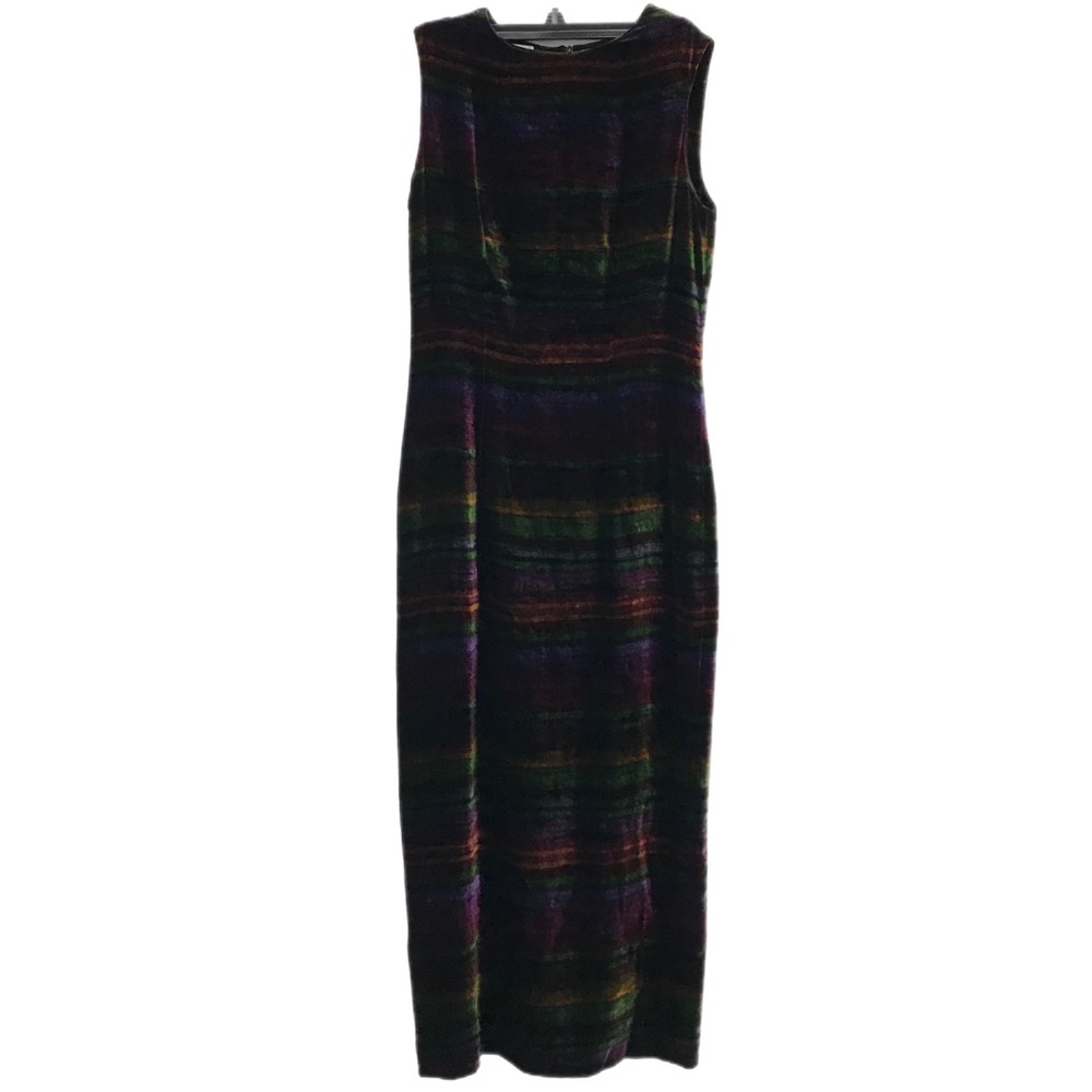 Olivier Strelli Multi Colour Vintage Velvet Dress